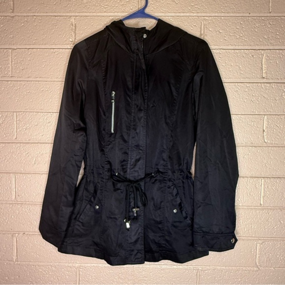 Bella danna Black Utility Jacket with Hood